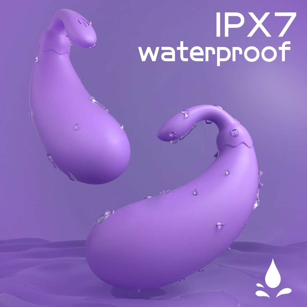 Shopicat Mini Eggplant Rechargeable egg vibrator and Clitoral Stimulator-4