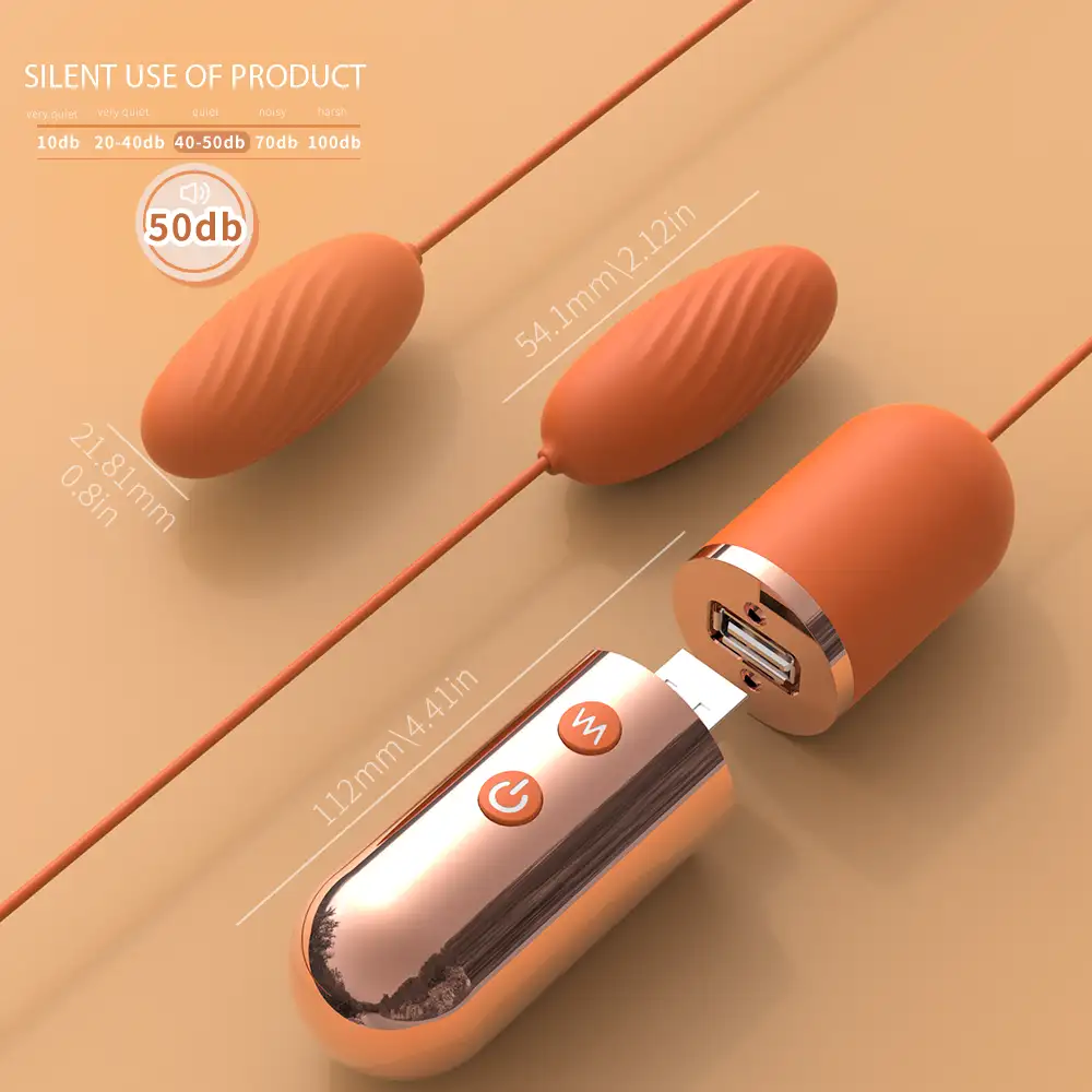 Shopicat Magic Bean 5 Rechargeable Dual Silicone Egg Vibrators-4