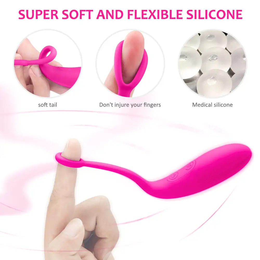 Shopicat Tulip-3 Remote Control G-Spot Egg Vibrator-4
