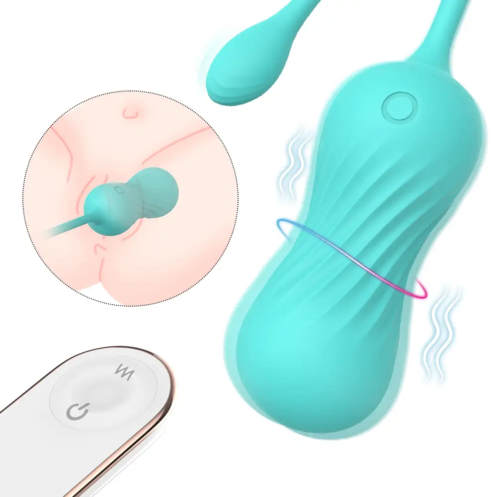 Shopicat Twist Egg with Remote - 3 Speeds &amp; 6 Patterns Twisting Vibration G-Spot Vibrator-3