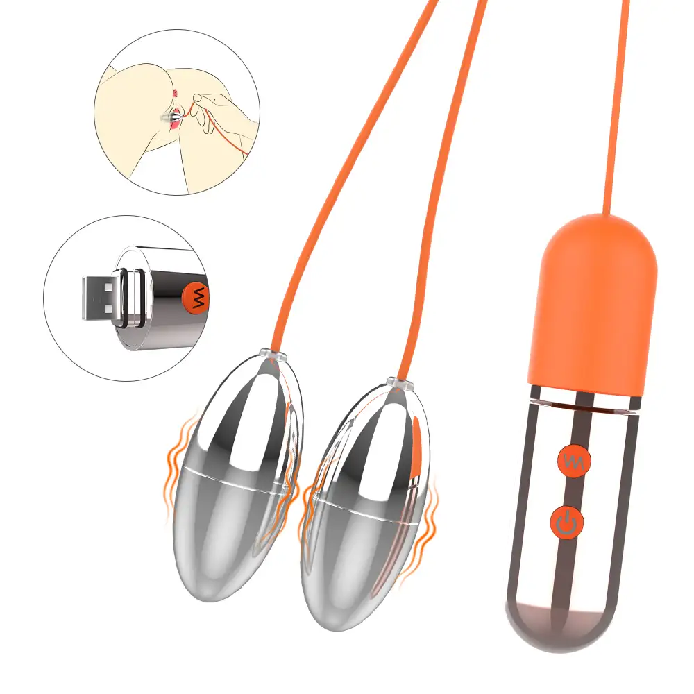 Shopicat Rolling Hills Rechargeable Metal Bullet Vibrator- Pair for Couples